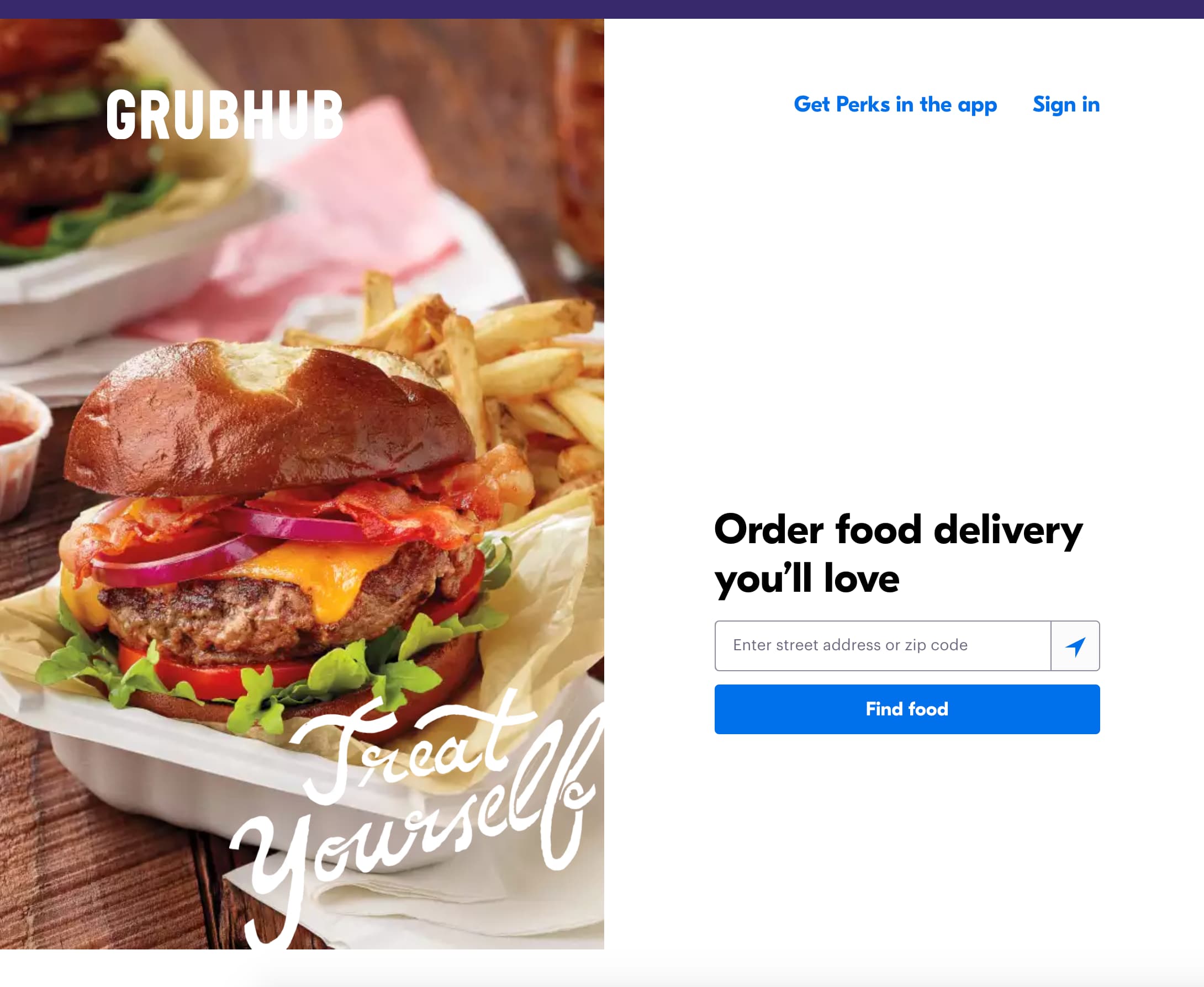 Grubhub example of aha moment