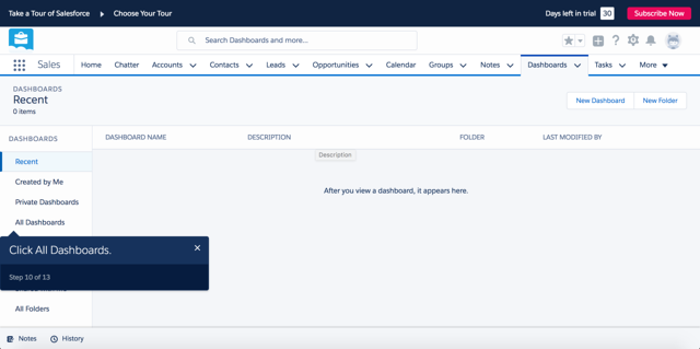 Salesforce onboarding