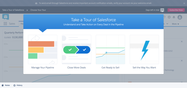 Salesforce onboarding