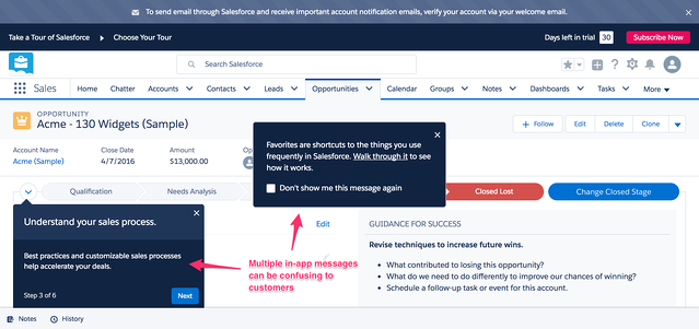Salesforce onboarding