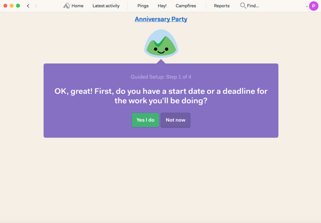 basecamp desktop onboarding